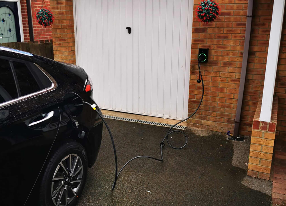 Electric vehicle charging points in durham